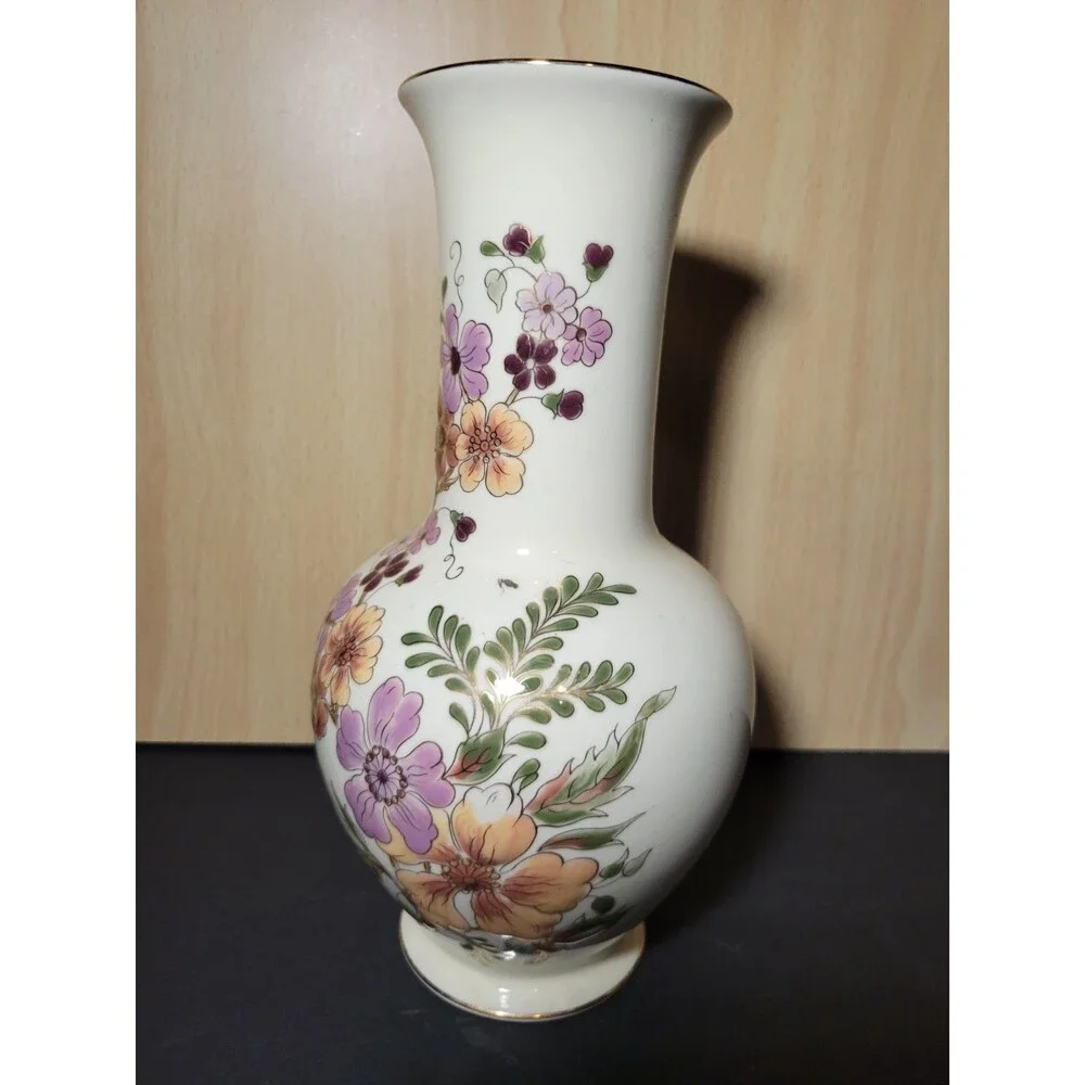 Vintage Zsolnay Hand Painted Vase Hungary Limited Edition